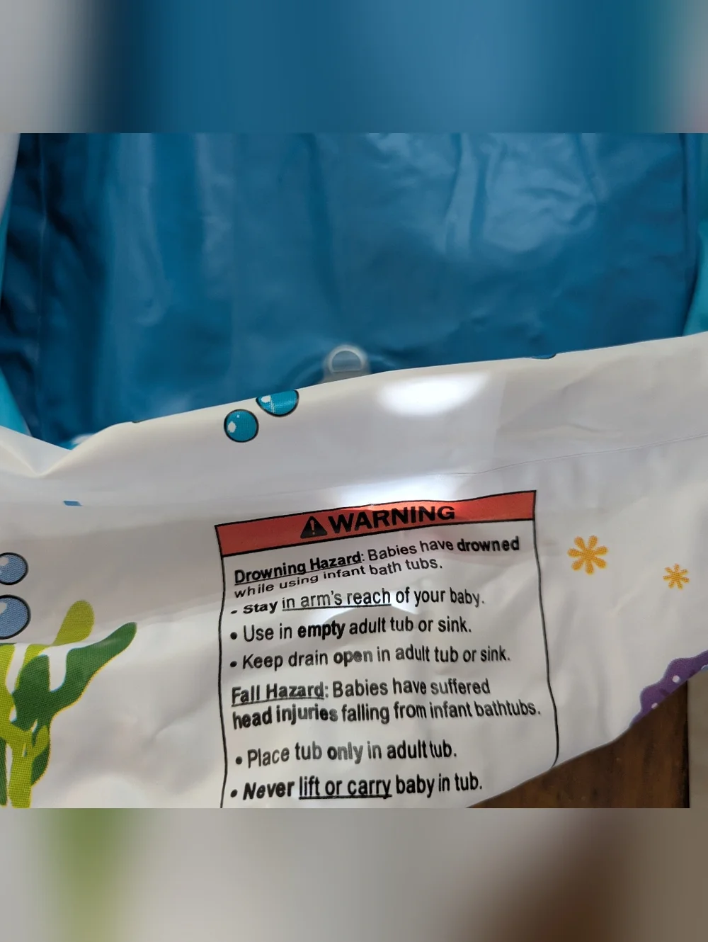 EUC Mommy's Helper Inflatable Baby Bathtub